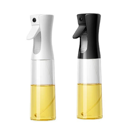 1pc Black Transparent Oil Spray Bottle for Cooking Kitchen Olive Oil Sprayer for Camping BBQ Baking Vinegar Soy Sauce