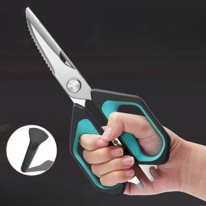Kitchen scissors Household kitchen multi-purpose chicken killing fish scissors Sharp food grade barbecue scissors Kitchen tools