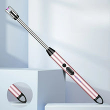 Home Kitchen Gas Stove Candles Outdoor BBQ Igniter, Rechargeable USB Windproof Lighter Smoking Accessories, Lighters Smoking