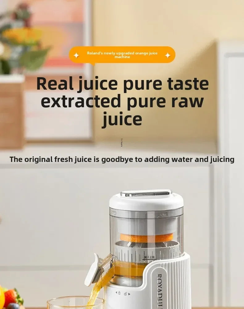 Large-Diameter Orange Juicer Juice And Pulp Separator Home Tea Shop Vegetable Fruit Juicing Machine for Kitchen Use