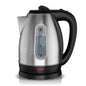1.8L Stainless Steel Electric Kettle with Water Level Window, Auto Shut-Off, Boil-Dry Protection, 1100W Fast Boiling