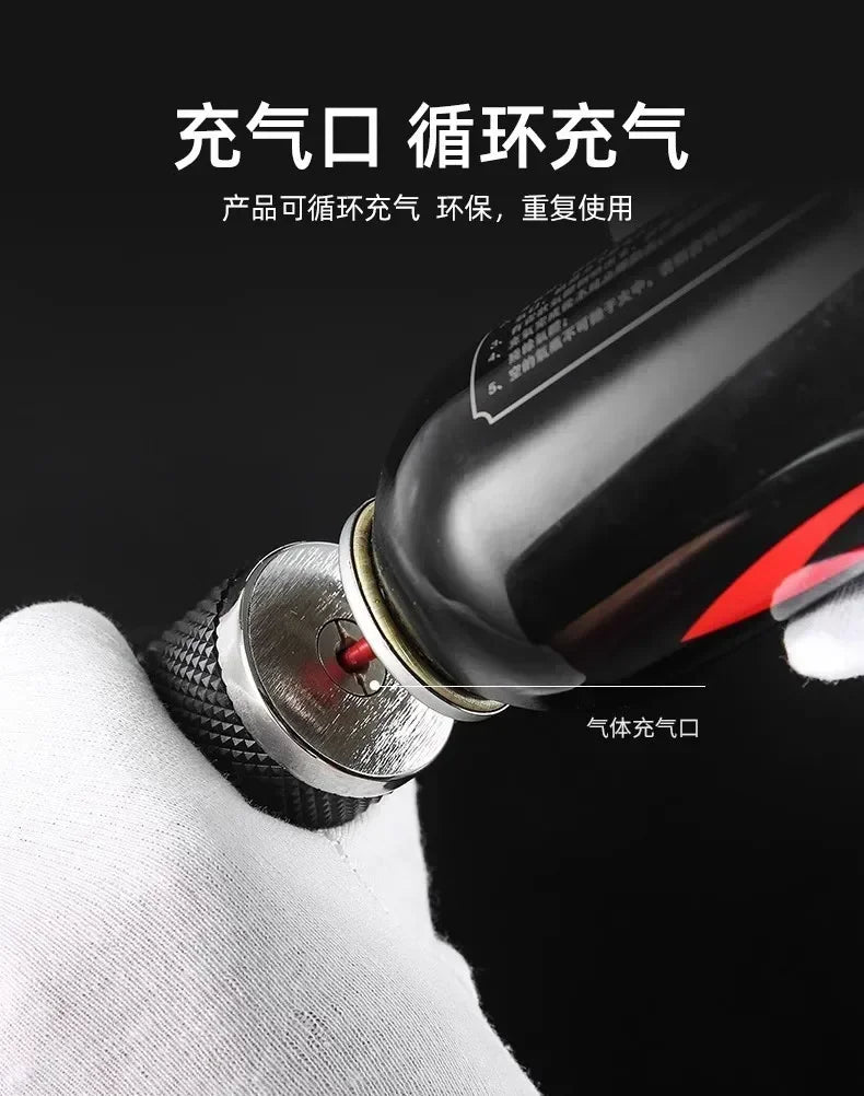 HONEST Double Flame Welding Gun Gas Torch Lighter Safety Lock Switch Jet Fire Open Fire Switching BBQ Kitchen Cigar Lighters