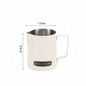 Coffee Milk Frother Jug Temperature Sensing Patch Stainless Steel Accurate Scale Volume Control Advanced Professional CoffeeTool