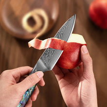 1-7 PCS Kitchen Chef Knife Set Super Sharp Japanese Damascus Steel knife Professional Meat knife Premium Kitchen cooking tools