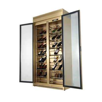 Bar Wine Cooler Cabinet Double Door Commercial Open Chiller Fridge Display Cooler