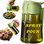 Oil Bottle Oil Spray for Cooking Household Kitchen Spray Olive Oil Barbecue Fat Control Food Grade Spray Pot Kitchen Gadgets
