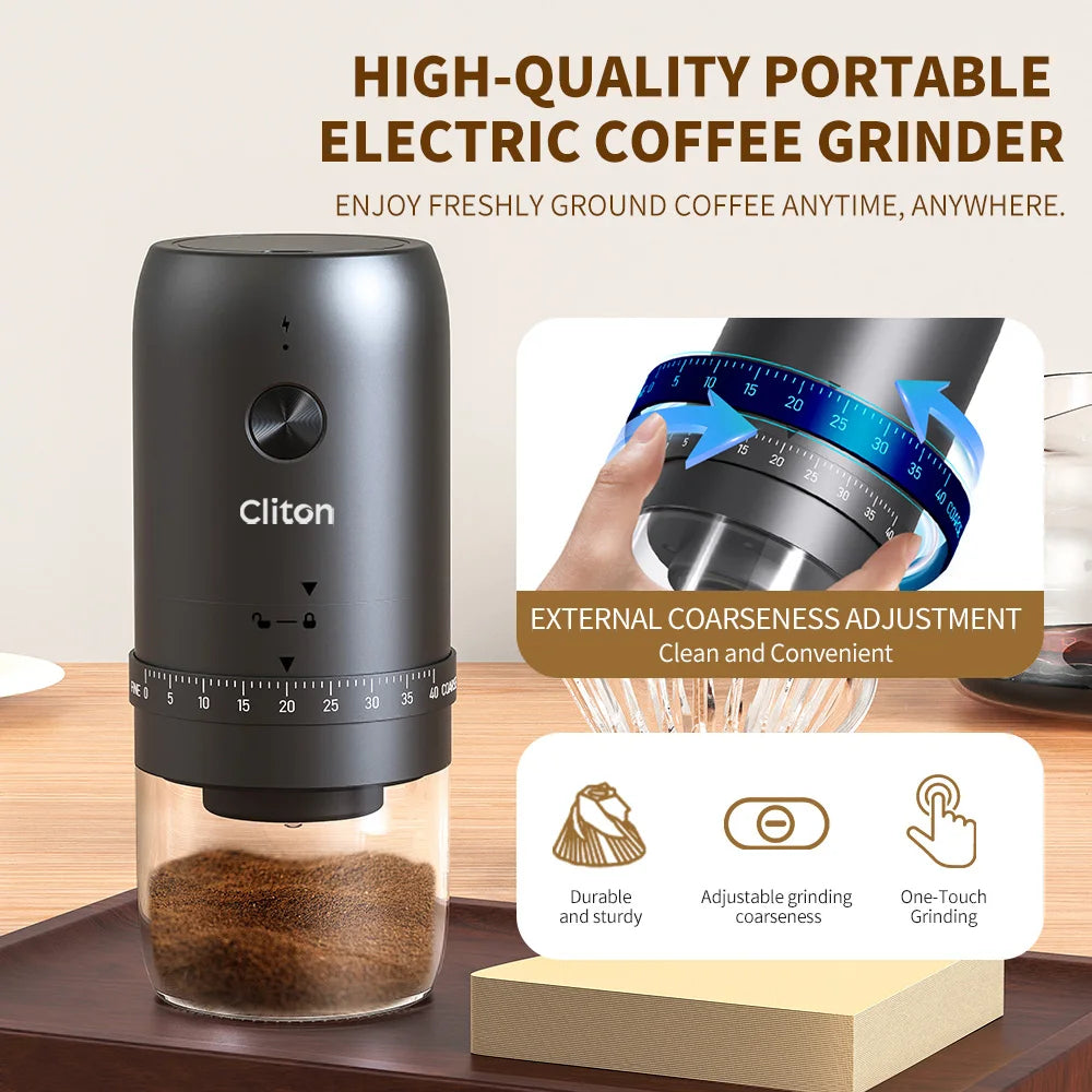 Electric Esspresso Coffee Machine Portable Electric Coffee Maker Set for Outddoor