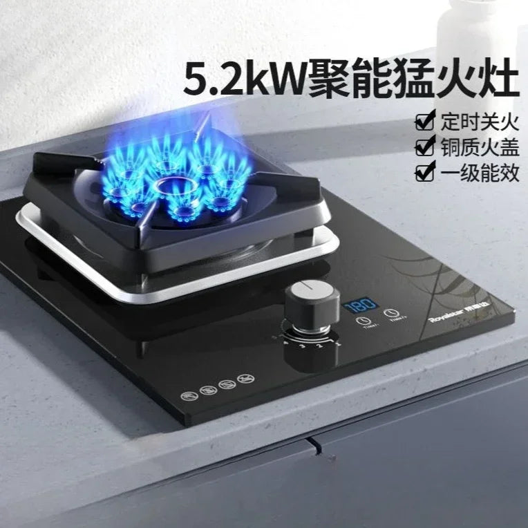 【hot item】Single Stove Household Desktop Gas Stove For Liquefied Natural Gas Embedded Single Eye Stove