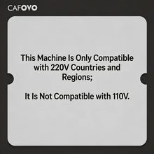 CAFOVO E120 Semi-automatic Espresso Machine ULKA Pump 9Bar OPV System 3 Boiler with OLED Display for Cafe Coffee Maker 220V