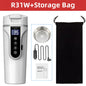 Portable Electric Kettle 12v/24v Smart Car Heating Cup Touch Screen Thermal Mug 450ml Car Heating Mug Temperature Adjustable