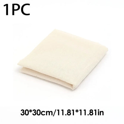 Reusable Nut Milk Cloth Bag Strainers Unbleached Natural Cotton Cheesecloth Cheese Yogurt Tofu Filter Kitchen Fine Mesh Strainer