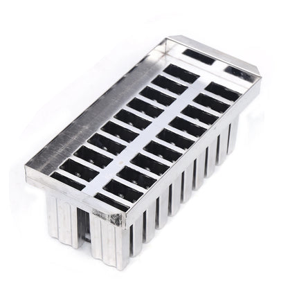 Large Capacity Ice Pop Mold for 20 Ice Cream, Food-Grade Stainless Steel, Space-Saving Design, Easy to Clean, Perfect for
