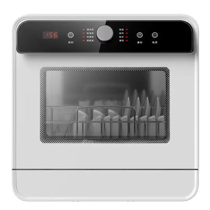 Tabletop Dishwasher Machine Automatic Stainless Steel Countertop  Portable Smart Mini Dishwashers  for Home