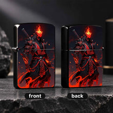 Trendy Cool Flame Samurai Themed Portable Lighter, Stylish Oni Decorative Accessory For Daily Use, Outdoor Camping, Candle And Incense Ignition, Ideal Unique Gift For Anime And Game Enthusiasts, Personalized Desktop Display C