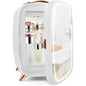 Mini Skincare Fridge 6L Ultra-Quiet Beauty Fridge for Cosmetics and Drinks 6°C Cooling + 20dB Silent Adjustable Shelves and Por
