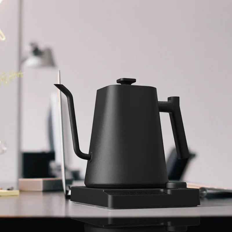 Electric Gooseneck Kettle Quick Heating Stainless Steel Pour-Over 1L 1200W Coffee Tea Pot for Hotel Household Coffee Product