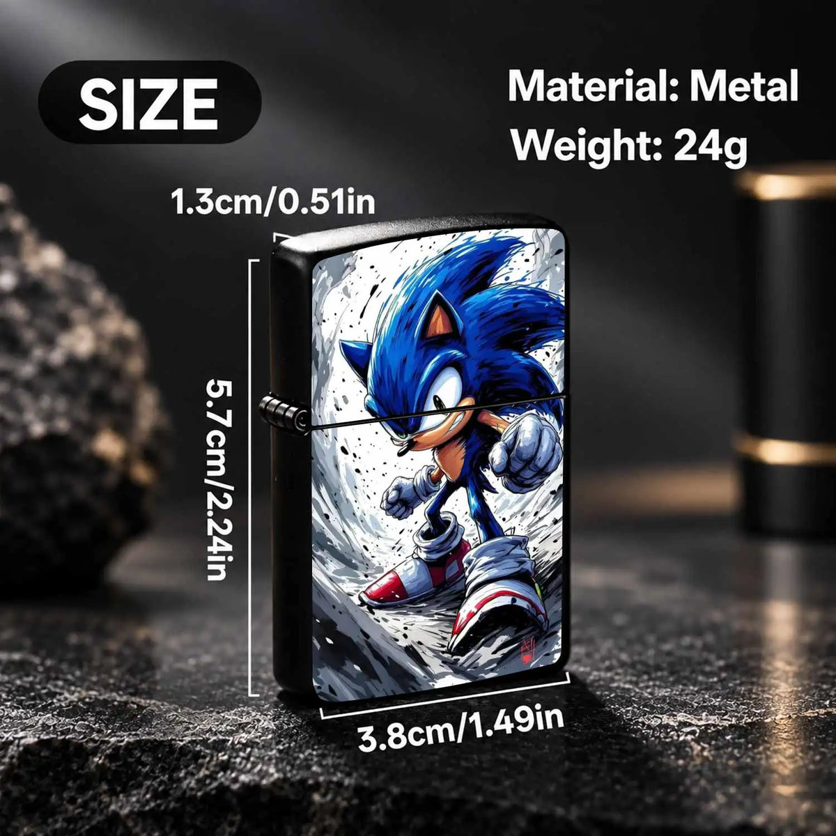 Creative Hedgehog Themed Lighter, Stylish Printed Design, Portable All-Scenario Use, Ideal For Gifting, Collecting, Outdoor Camping, Daily Carrying, Adds Fun Vibe For Various Occasions A Humorous And Interesting Lighter