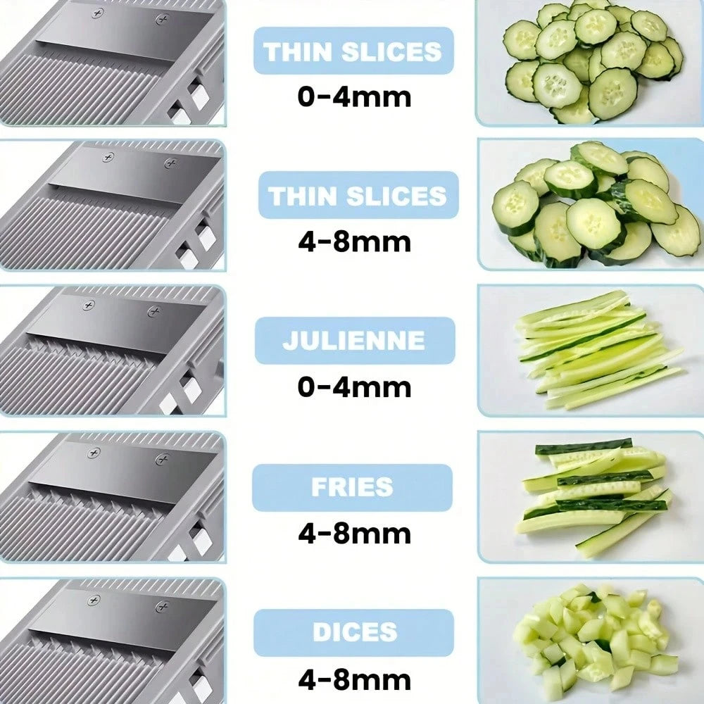 Multifunctional Vegetable Slicer And Dicer, 3-In-1 For Shredding/Slicing/Dicing, With Hidden Blade Safety Design, Easy To Clean And Machine Washable, A Must-Have Tool For Home Chefs, Greatly Improving Prep Efficiency And Redu