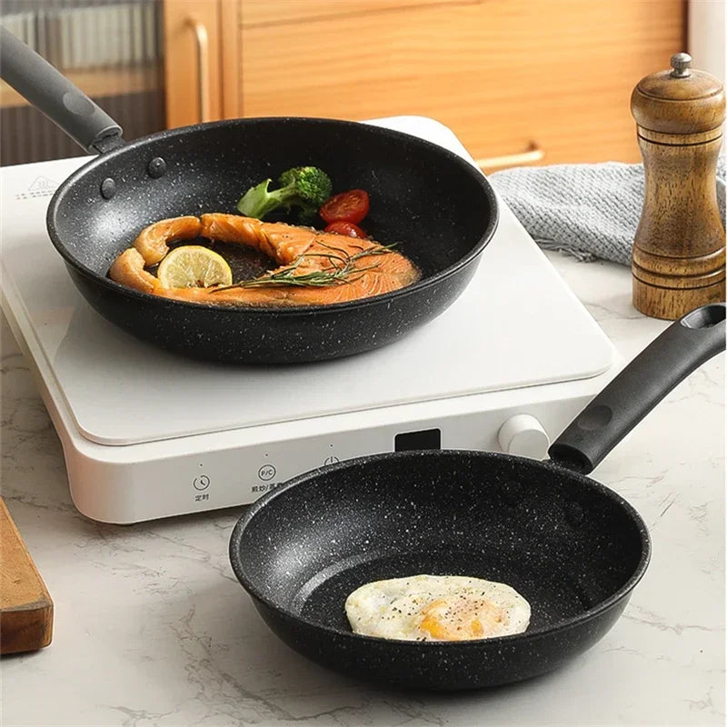 Maifan Stone Non-Stick Frying Pan Saucepan Omelette Cooking Pots Kitchen Egg Steak Kitchenware for Gas Induction Cooker