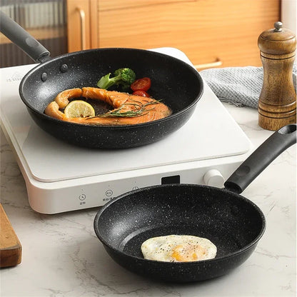 Maifan Stone Non-Stick Frying Pan Saucepan Omelette Cooking Pots Kitchen Egg Steak Kitchenware for Gas Induction Cooker