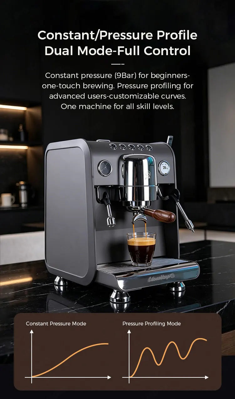 CAFOVO G3148E Commercial Espresso Machine Dual Boiler Rotary Pump TFT Pressure Profiling 9Bar PID Coffee Machine Café Barista
