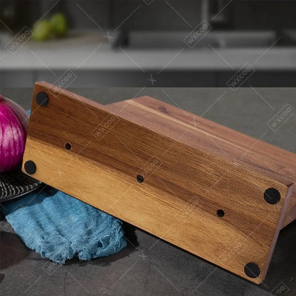 WXCOO Kitchen Knife for Cooking BBQ Lamb Beef Meat Cleaver Fruit Slicing Hand forged Butcher Knife Magnetic Knife Holder Set