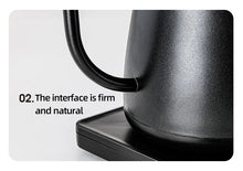 110V/220V Electric Kettle 800ml Hand Brew Coffee Pot Gooseneck Jug Slender Mouth Teapot 304 Stainless Steel Liner Kettle 1000W