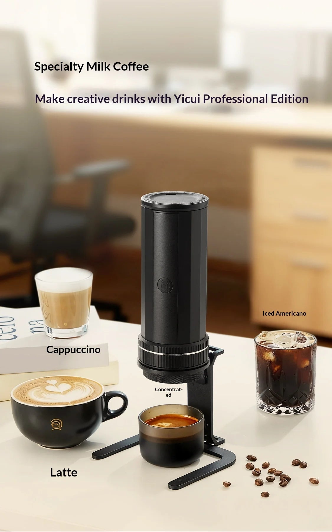 Hero Italian Professional Edition Portable 58mm Espresso Coffee Machine Manual Extraction Maker for Home Cafe Barista Brewing