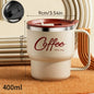 Sealed Thermal Water Cup With Handle Portable 304 Stainless Steel Double Insulated Coffee Mug Travel Office Milk Coffee Cup