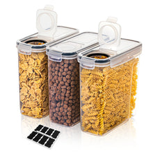 Cereal Containers Storage Set of 2/3/4  （2.5L 84oz）, Airtight Food Storage Containers for Kitchen & Pantry Organization, Cereal