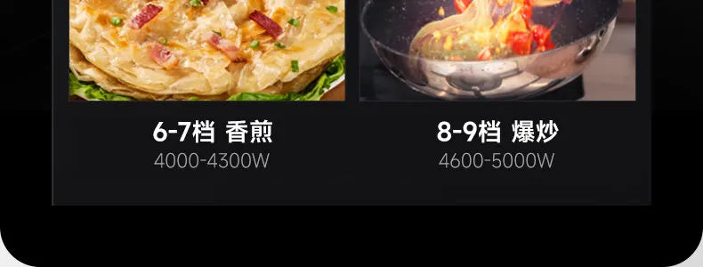 5000W Commercial Concave Induction Cooker High Power Electric Wok Stove for Restaurant Kitchen