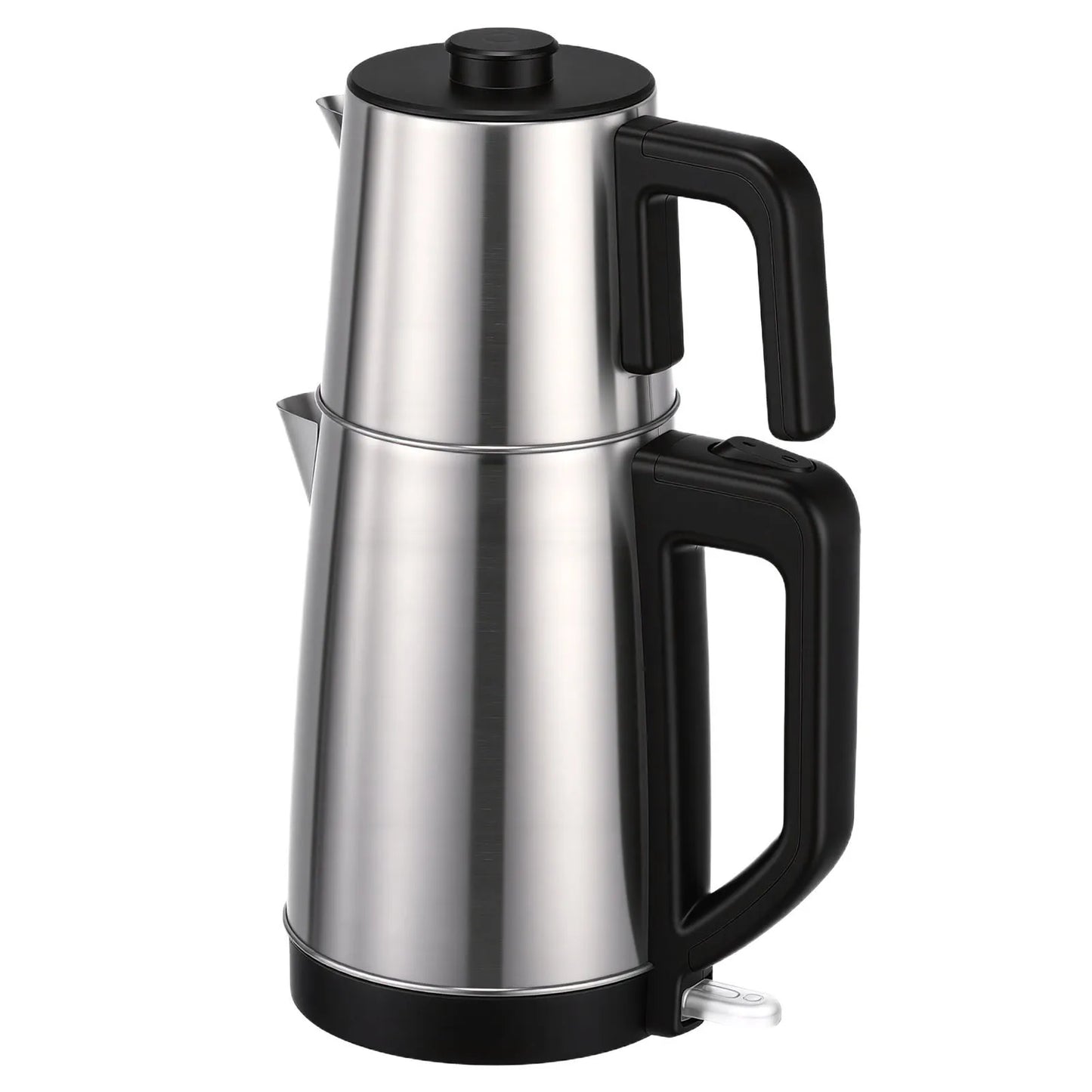 Electric Kettle Turkish Tea Maker Cooker Stainless Steel Double Pot Kettle Infuser Keep Warm Function 220V EU Plug