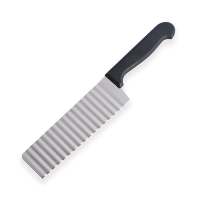 Stainless Steel Potato Chip Slicer Dough Vegetable Fruit Crinkle Wavy Slicer Knife Potato Cutter Chopper French Fry Maker