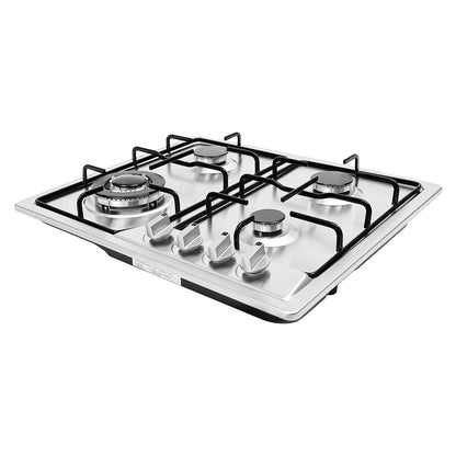 Clearance Sale Powerful Sealed Burners Gas Stove Safety Auto-Shutoff Cooktop with 4 Nozzles for Home Restaurant Cooking