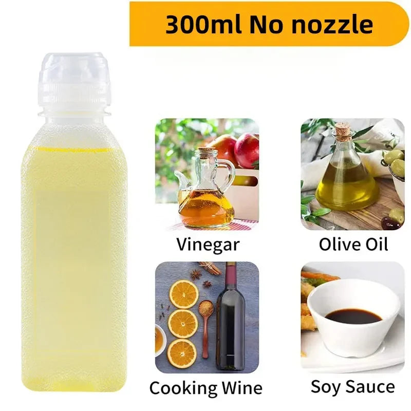 Glass Spray Bottle Kitchen Tool Spray Oiler Seasoning Condiment Bottle Pump Oil Pot Leak-Proof Grill BBQ Sprayer Oil Dispenser
