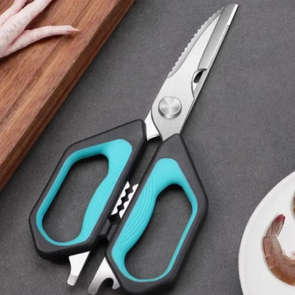 Kitchen scissors Household kitchen multi-purpose chicken killing fish scissors Sharp food grade barbecue scissors Kitchen tools
