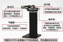 HONEST Double Flame Welding Gun Gas Torch Lighter Safety Lock Switch Jet Fire Open Fire Switching BBQ Kitchen Cigar Lighters