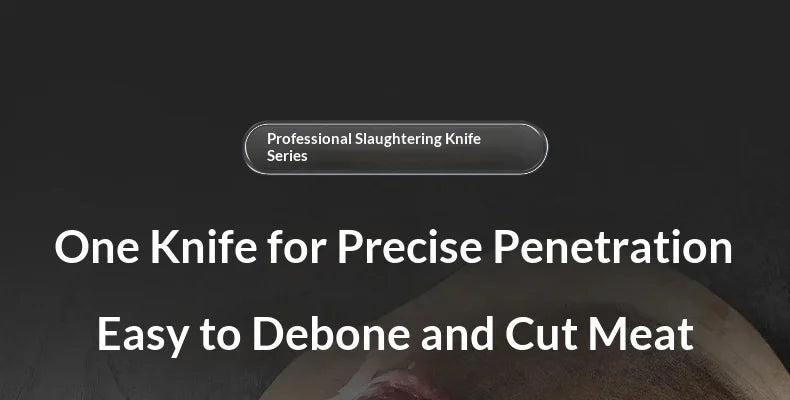 Professional threepiece butcher knife set Kitchen knives for beef pork and lamb with deboning cutting and multipurpose functions