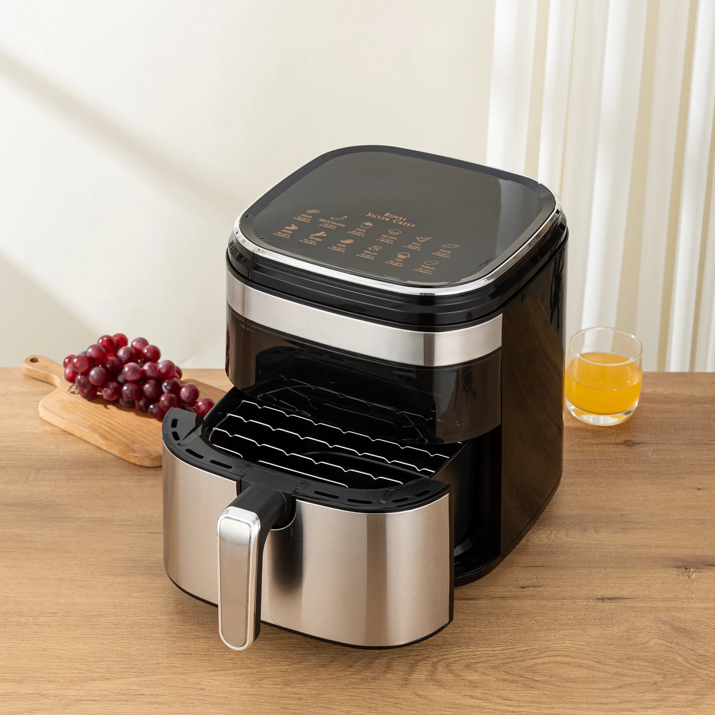 New 12L Electric Healthy Air Deep Fryer Digital Display Temperature Control Rapid Smart Air Fryer