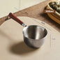 ♥Stainless Steel Oil Sprinkling Small Pot With Wooden Handle Hot Oil Pot Milk Pan Kitchen Multifunction Saucepan