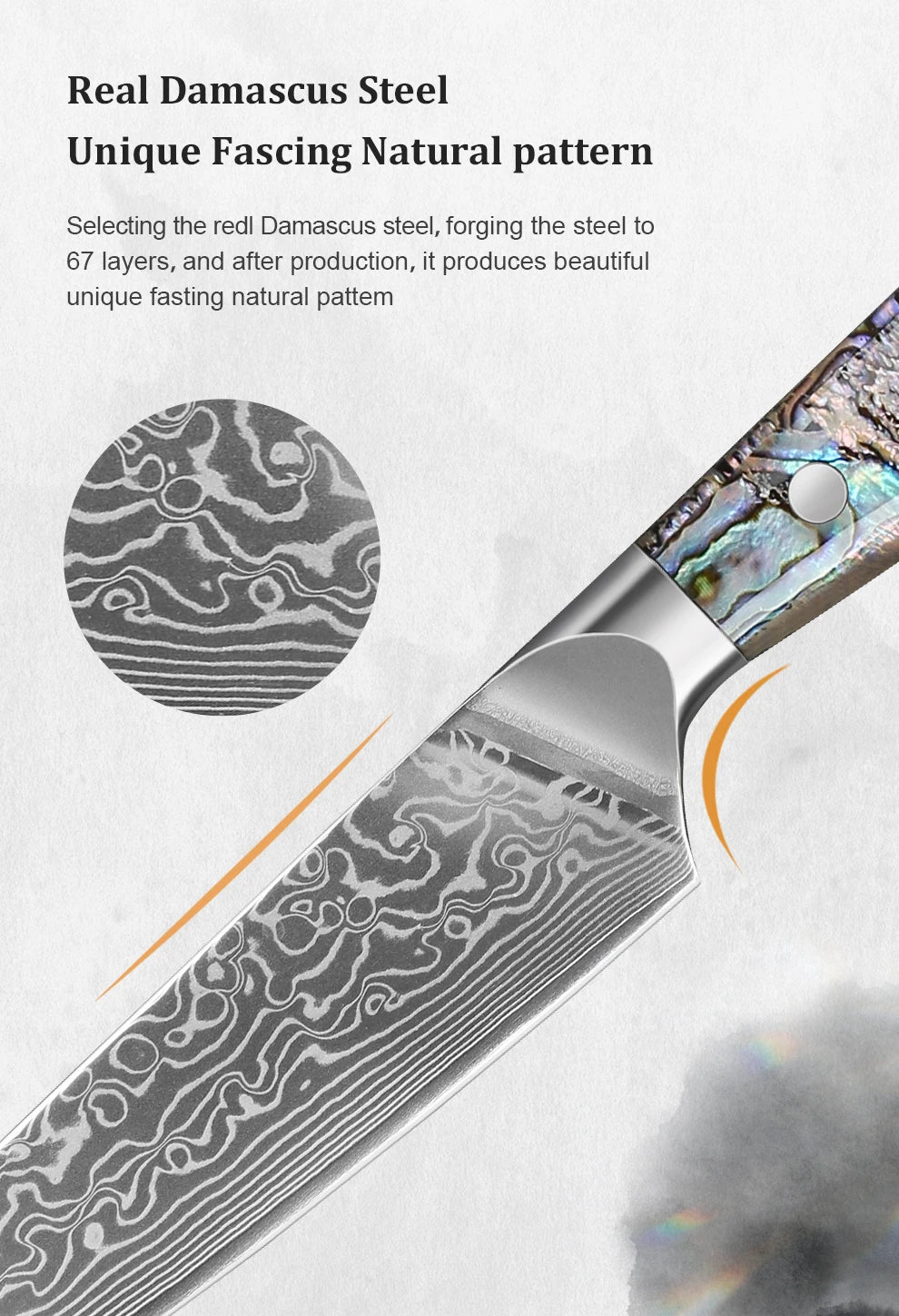 1-7 PCS Kitchen Chef Knife Set Super Sharp Japanese Damascus Steel knife Professional Meat knife Premium Kitchen cooking tools