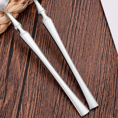 6/24/30Pcs Thin Cutlery Stainless Steel Sliver Tableware Western Dinner Set Solid Color Knife Fork Spoon Mirror Kitchen Utensils