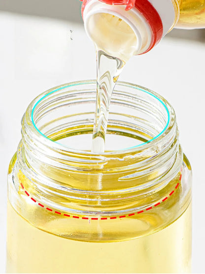 2in1 Oil Spray Bottle 500ml High Borosilicate Glass Cooking Oil Dispensers Olive Oil Sprayer Mister for Air Fryer Salad Baking