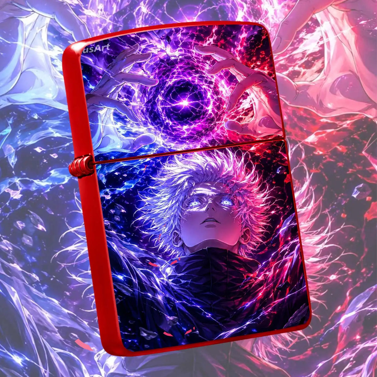 Trendy Anime Jujutsu World Satoru Gojo Cool Special Effect Portable Igniter, Popular 2D Peripheral Item With Stunning Aura, Suitable For All Daily Scenarios, Perfect Thoughtful Gift For Anime Fans And Friends A Humorous And I