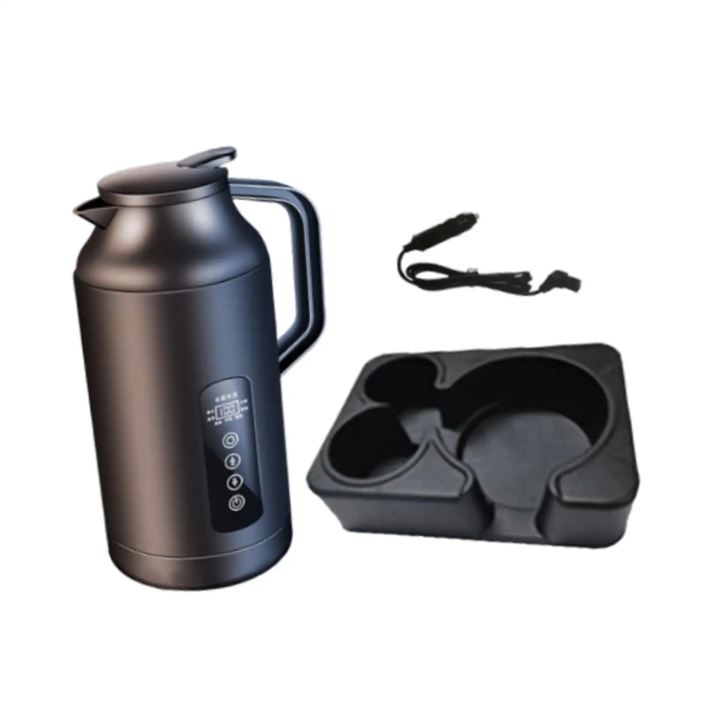 1.5L Kettle Boiler Large Capacity High Power Good Insulation 12V 24V Universal for Outdoor Camping Home Use Truck Road Trip