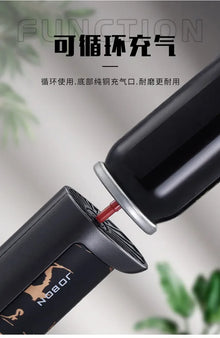 JOBON Metal High Power Spray Gun Windproof Blue Flame Gas Torch Lighter Safety Lock Switch Outdoor BBQ Kitchen Cigar Lighters