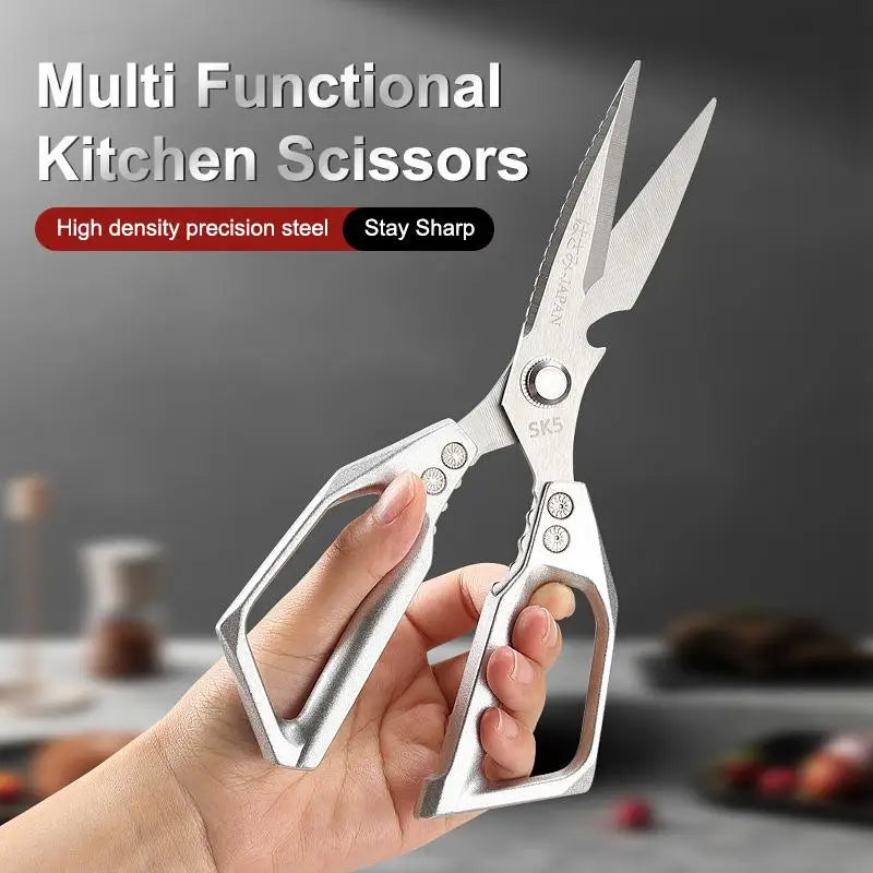 New Multi-functional Heavy-Duty Kitchen High-hardness High Sharp Scissors Stainless Steel Scissors For Cutting Chicken,Fish,Duck