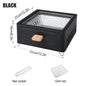 WESTTUNE Outdoor Charcoal Barbecue Grill Non-stick Barbecue Rack Heating Brazier Portable Household Grill Stove for Camping BBQ