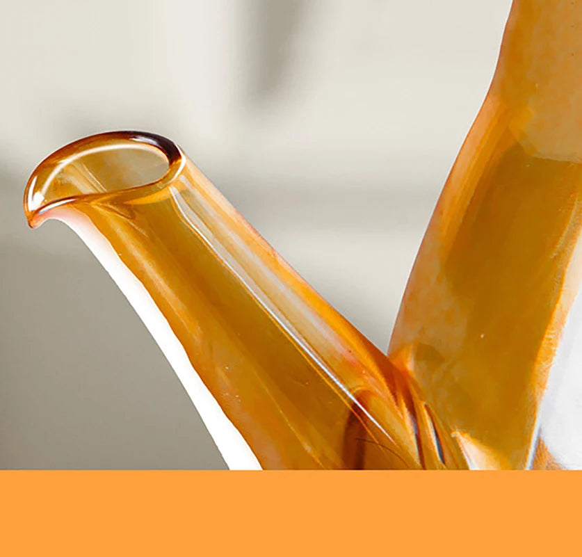 Glass Oil Jugs Household Kitchen Oil Borosilicate Oil Bottle Large-capacity Spice Filling Soy Sauce Bottle Vinegar Canning Jugs