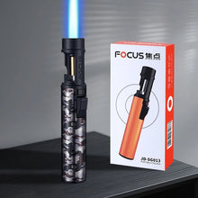 New Powerful Metal Gas Lighter Windproof Kitchen Cooking Torch Flame Jet Barbecue Smoking Accessories Cigar Lighters Men's Gift